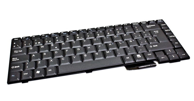 Teclado compatible para portátil FUJITSU m1400/1424/1425/art 5500/m1420 bk