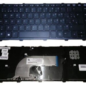 Teclado compatible para portátil HP Probook 430 g2 / 440 g1 / 445 g1 / 640 g1 / negro con marco
