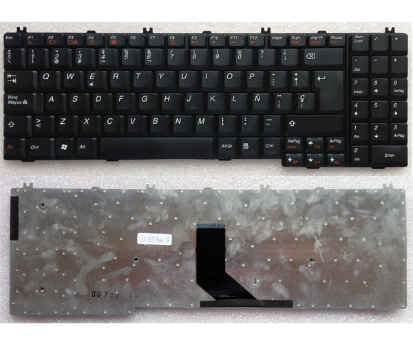Teclado compatible para portátil LENOVO IdeaPad b550 / g550 / b560 / v560 negro