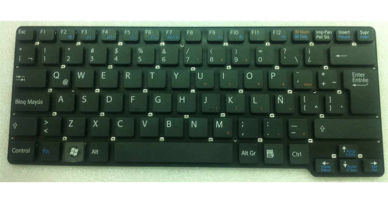 Teclado compatible para portátil SONY vpc-cw series negro