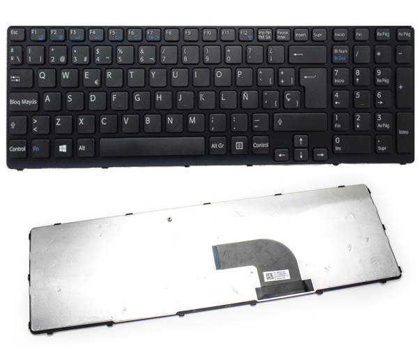 Teclado compatible para portátil SONY sve15 / sve17 series negro