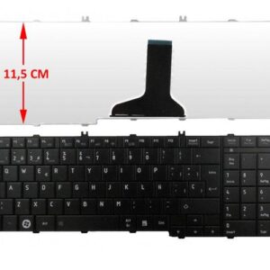 Teclado compatible para portátil TOSHIBA C650 / L670/ L755 / C660 / L660 / L655 / L750 / Negro