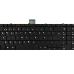 Teclado compatible para portátil TOSHIBA c850 / c855 / c870 / l850 / l855 Negro sin marco