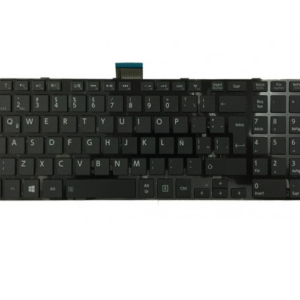 Teclado compatible para portátil TOSHIBA Satellite s50 / l50-a / s50-a / Marco negro