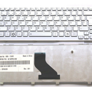 Teclado compatible para portátil TOSHIBA Mini nb200 / nb255 / nb300 / nb305 plata