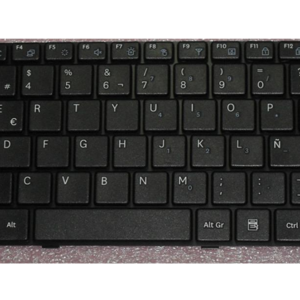 Teclado compatible para portátil SAMSUNG n120 / n140 / n145 / n148 / n150 / nb30 negro