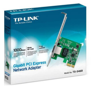 Tarjeta de red pcie giga tp-link tg-3468 realtek rtl8168b incluye doble bracket