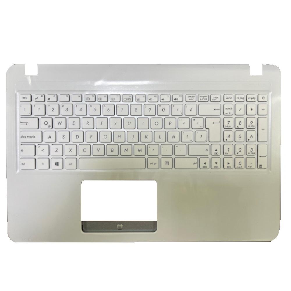 Top case + Teclado compatible para portátil ASUS A540 / X540 Blanco