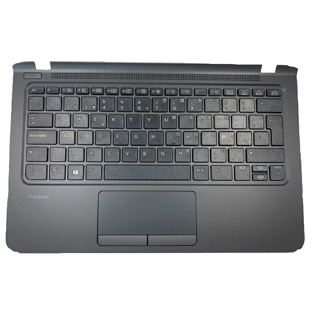 Top case + Teclado compatible para portátil HP 11 G1 / 11 G2 Gris oscuro