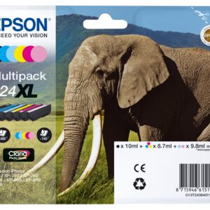 Tinta original epson t2438 xl multipack c13t24384011